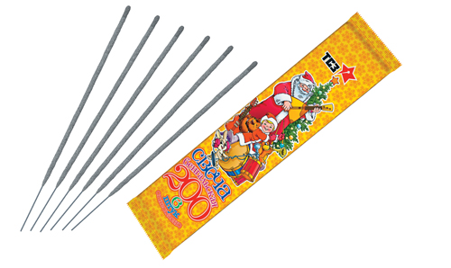  Бенгальские свечи 6 шт 200 мм в пакете  в Волгодонске